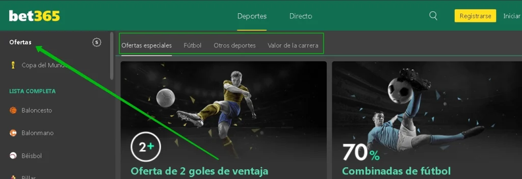 Ofertas de bet365
